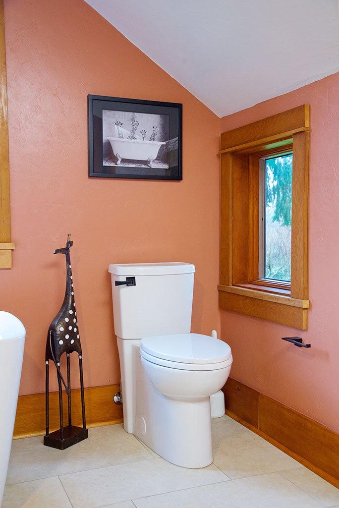 Lane County Bathroom Remodel Matte Porcelain