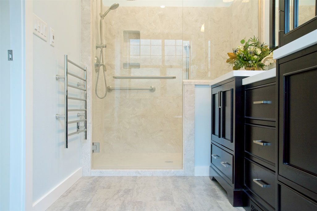 Springfield Bathroom Remodel with Towel Warmer