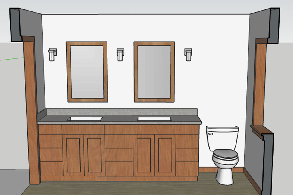 Bathroom Design Sketch