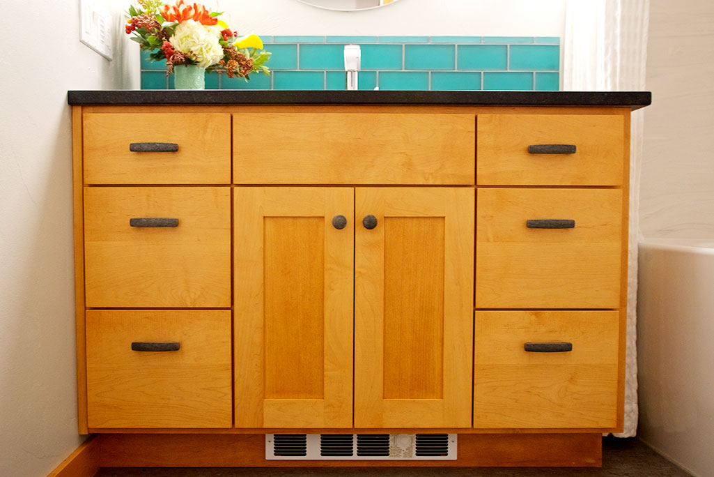 Bathroom Remodeling with a Maple Vanity