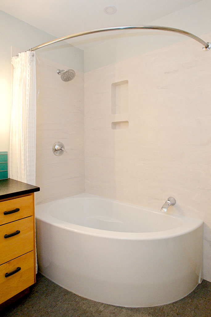 Bathroom Remodeling with Neptune Wind Corner Bathtub