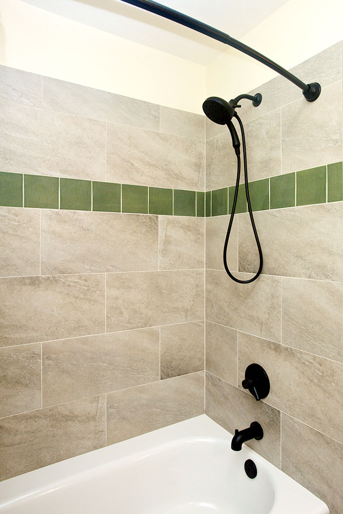 Castile Bathroom Remodel Tile Shower