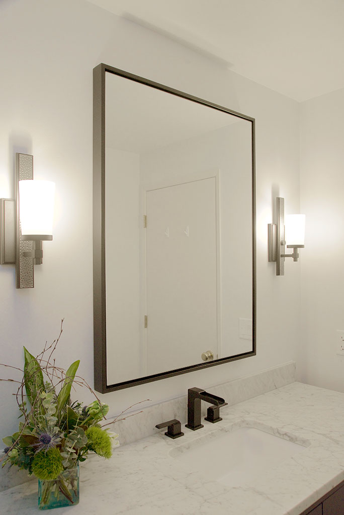 Eugene Bathroom Remodeler shows Eternity Mirror