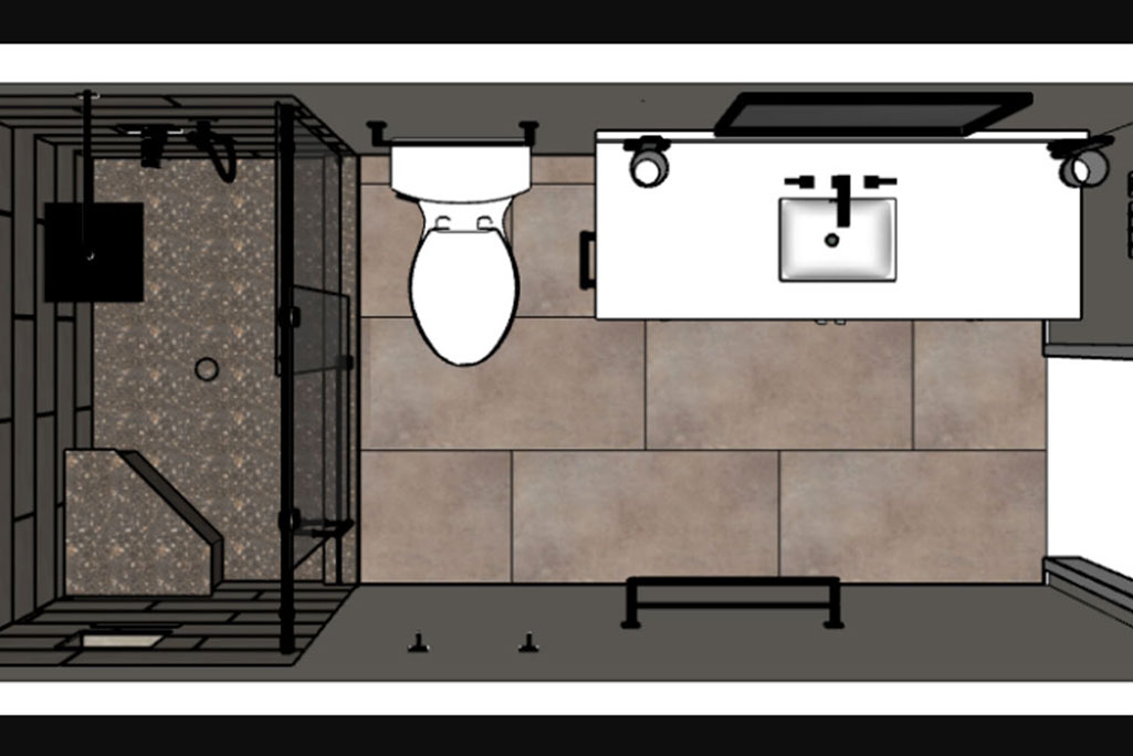 Eugene Bathroom Remodeler shows new Design