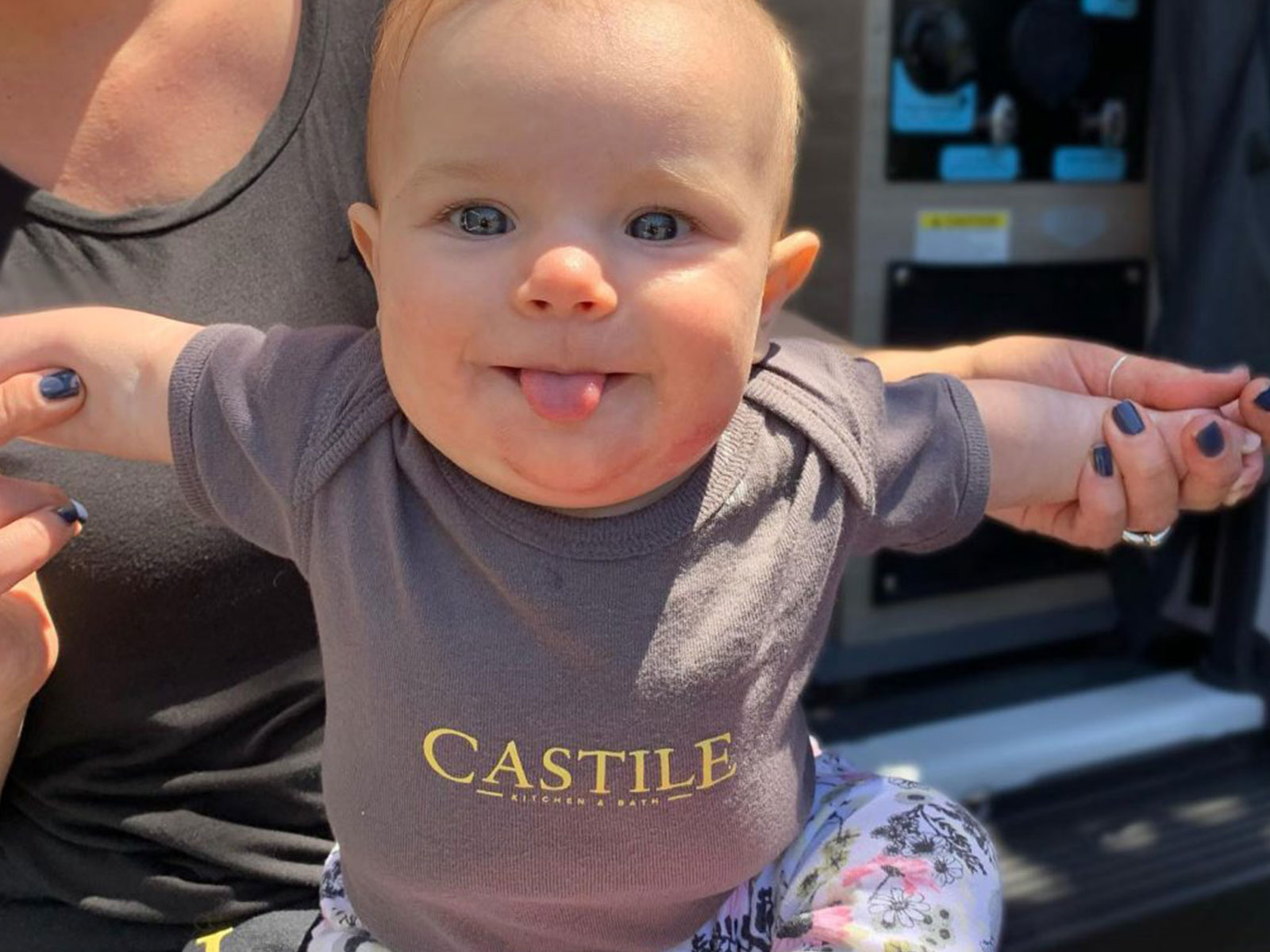 Castile's littlest team member