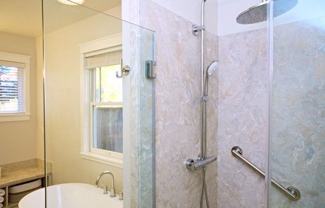 Bathroom Remodel Ideas in Eugene for Touch Shower System