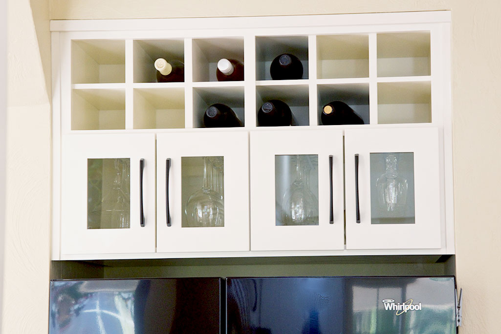 Eugene Kitchen Remodeler Custom Wine Cubbies