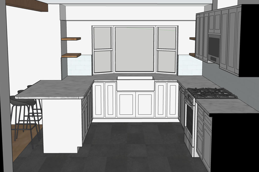 Eugene Kitchen Remodeling Design for Keppler