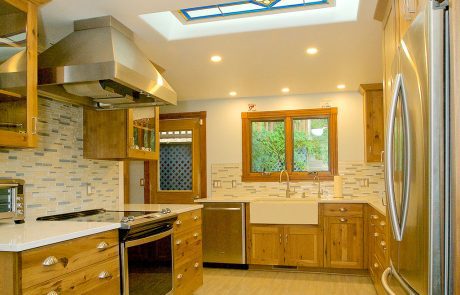 Full View of Custom Kitchen Remodel in Eugene