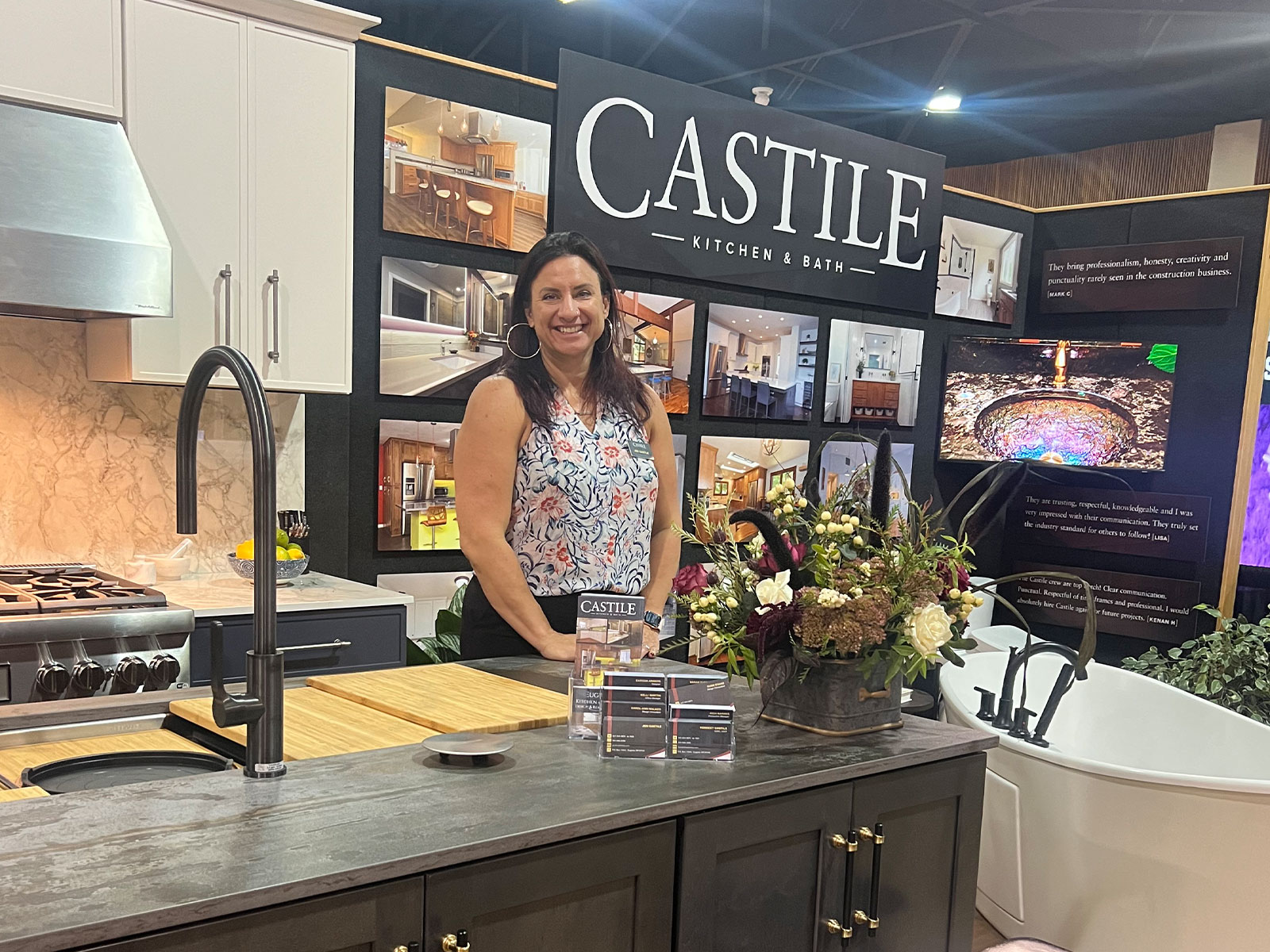 Jen Castile ready to greet home show visitors