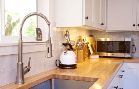 Kitchen Remodel in Eugene with Butcher Block Countertops