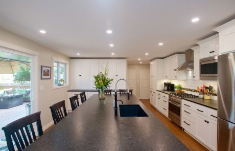 Luxury Kitchen Remodel Countertop in Pearl Stone