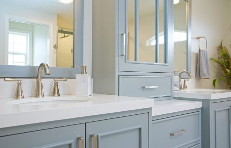 Primary Bath Remodel with double vanity