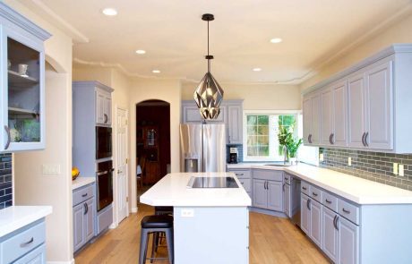 New Kitchen Modern Remodel with Hardwood Flooring