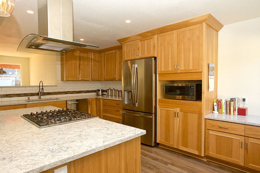 South Eugene Kitchen Remodeling Hickory Cabinetry