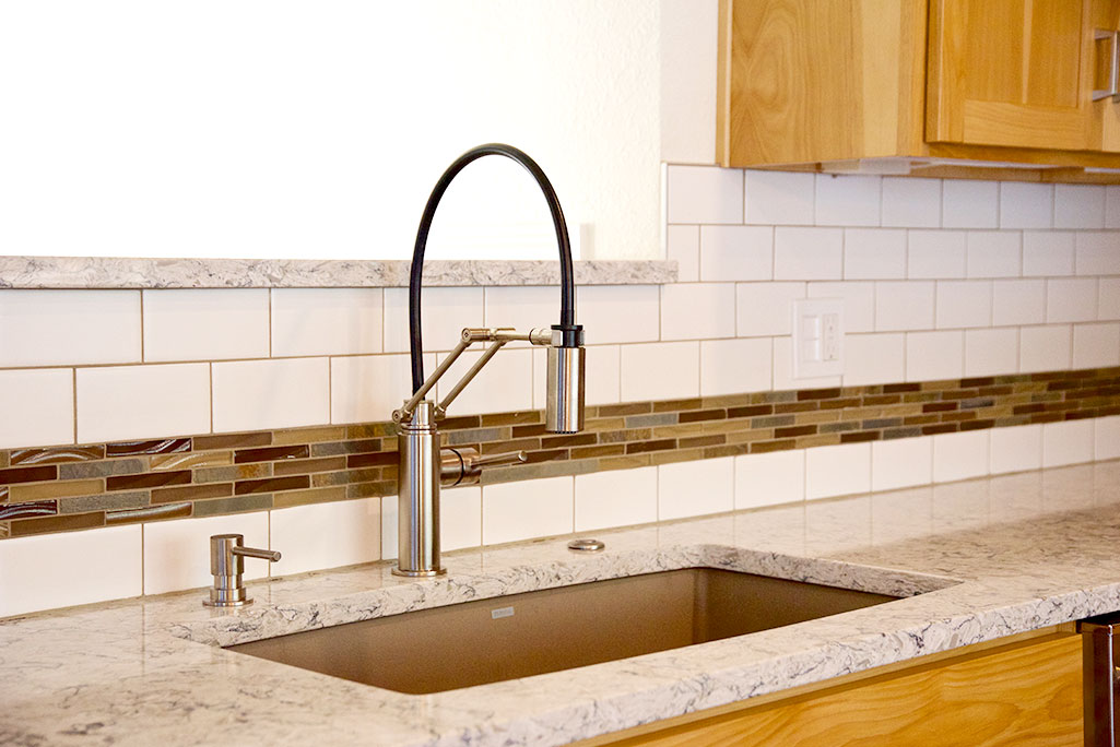 South Eugene Kitchen Remodeling Sink and Backsplash