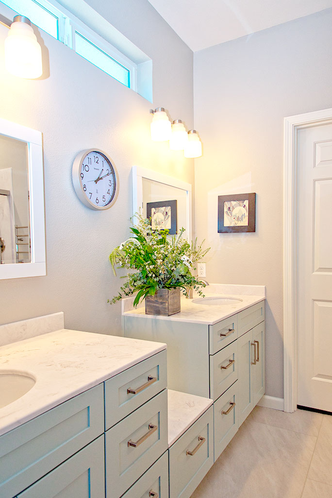 Bathroom Remodel with Bellmont Vanity