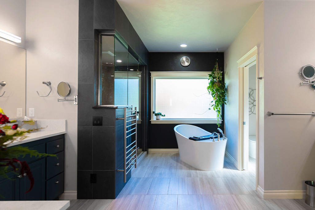 Master Bathroom Remodel with Heated Tile Flooring Master Bathroom Remodel with Heated Tile Flooring